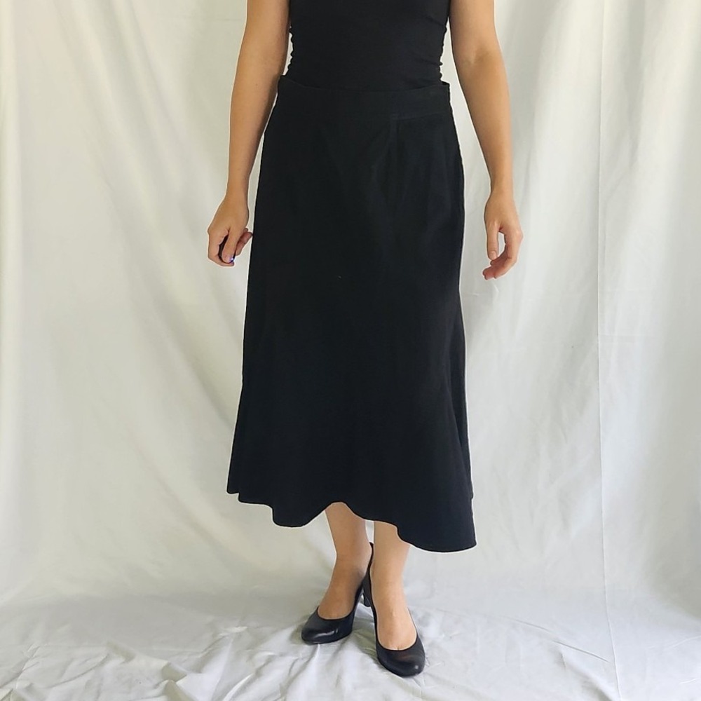 Lauren Ralph Lauren Black Midi Skirt